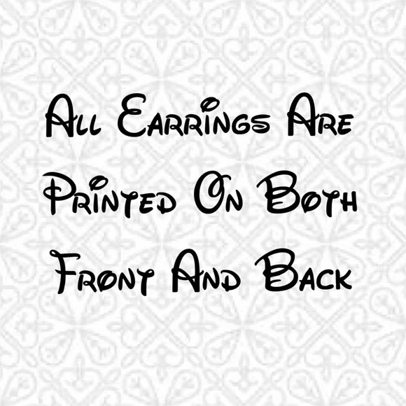 Mini Faux Leather Teardrop Earrings Christmas - Picture 4 of 5